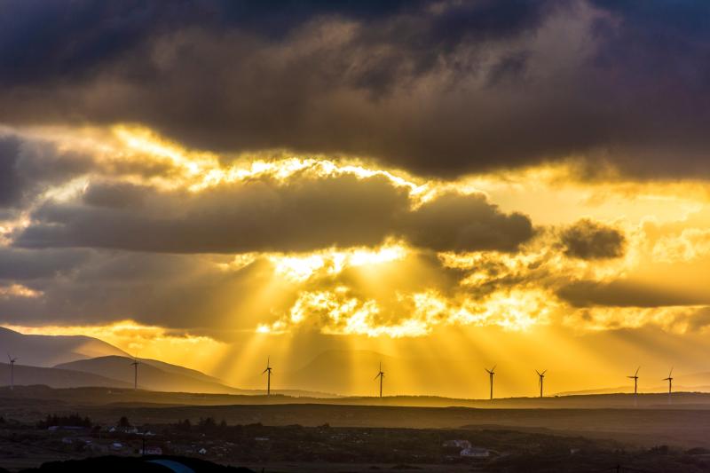 Summer Solstice Sunrise  in Donegal this morning