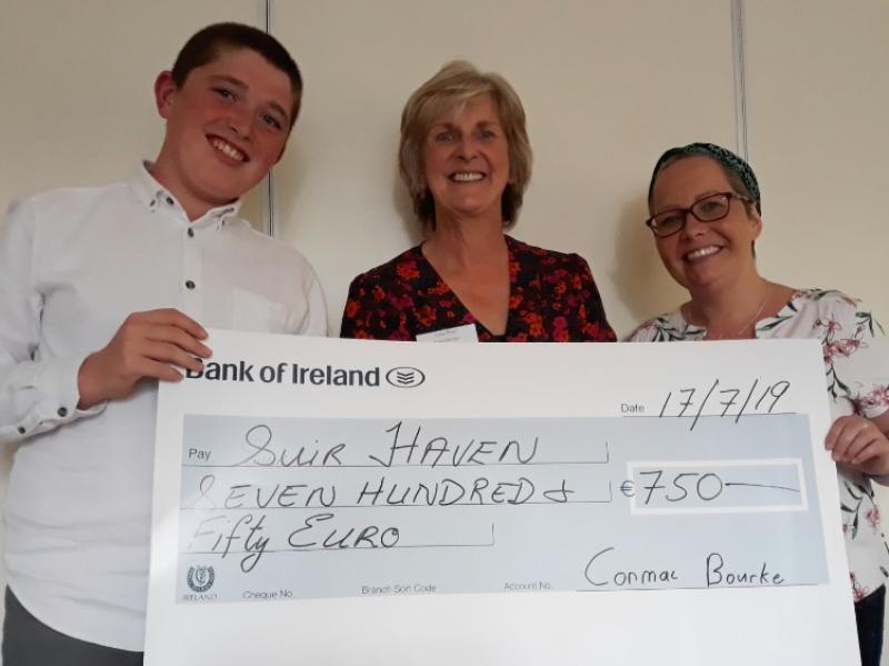 Cormac's charity head shave in aid of Suir Haven