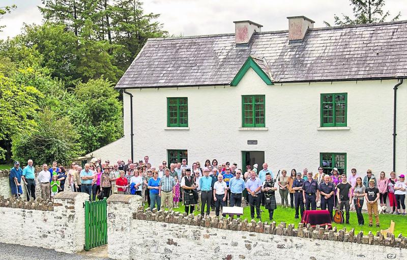 Emigrant Travel Box presented at annual Famine 1848 walk in Ballingarry
