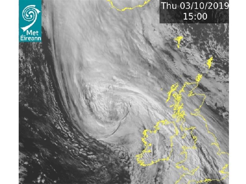 Status Yellow Wind alert remains in place for Tipperary with south westerly gusts of 90 to 100km/h