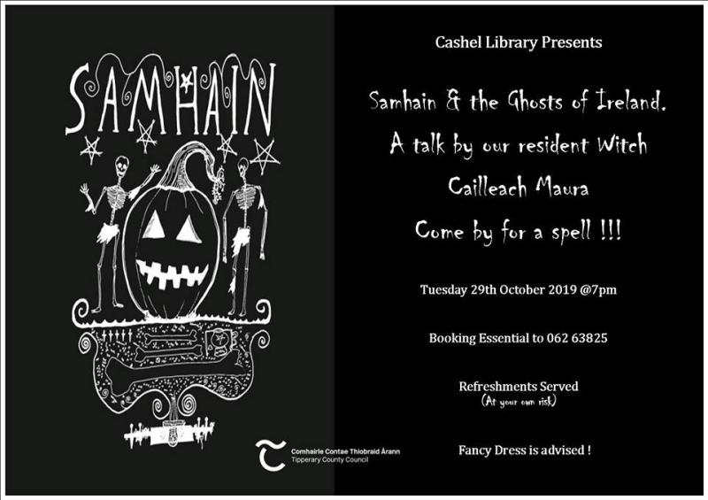 Book now to enjoy a spooky Halloween at Cashel Library 