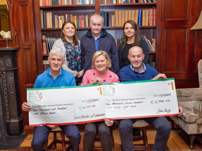 Generous  response to Motor Neurone Disease Association fundraisers in Cahir