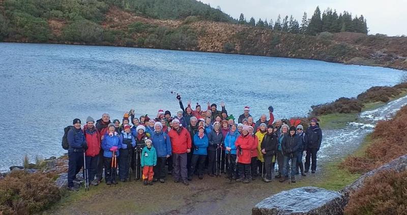 Mid Tipp Hillwalkers annual Holly Walk in a lovely loop at Clogheen