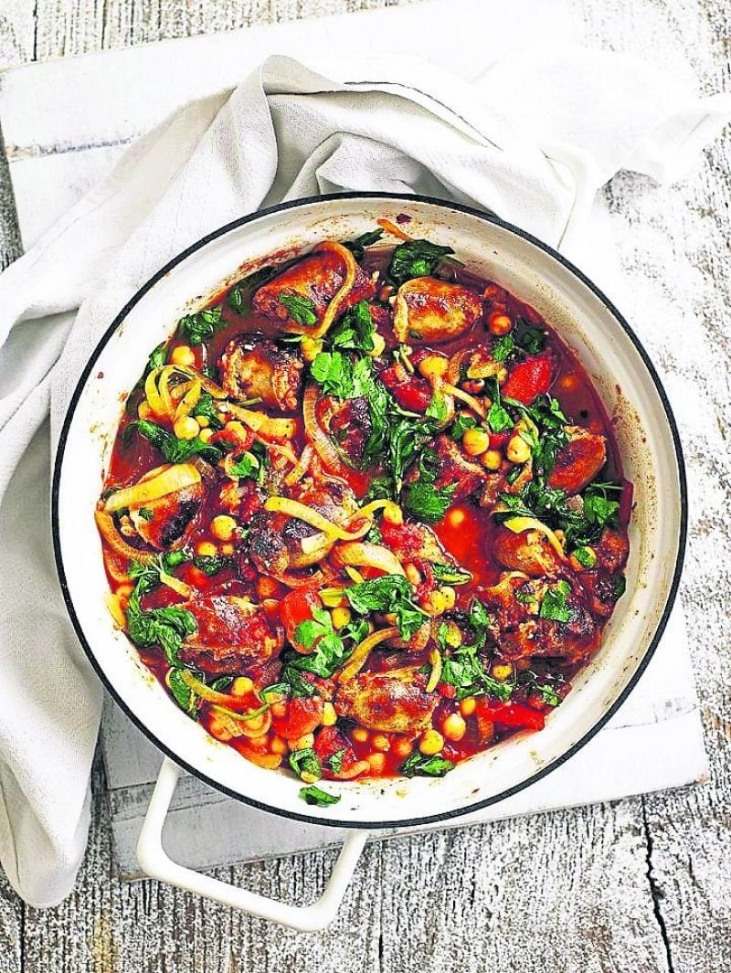 Gingergirl: Sausage stew is a one pot recipe for a busy home and will ward off winter chills