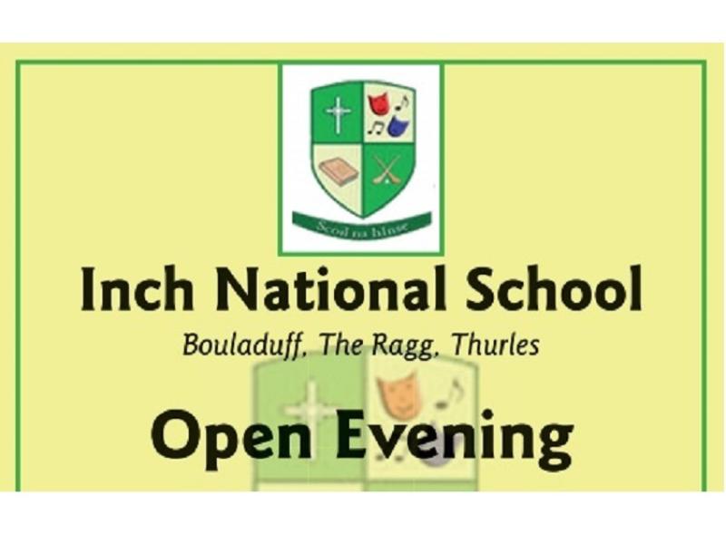 Date announced for Inch National School open evening