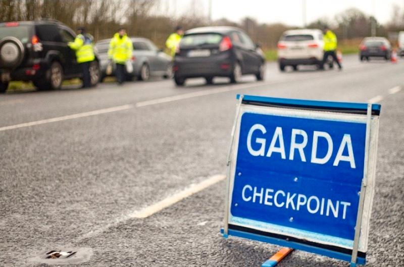 Social Welfare inspectors question drivers at major Kildare Garda checkpoint 