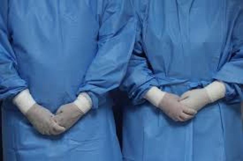 ICA members sewing  scrubs for Ireland 