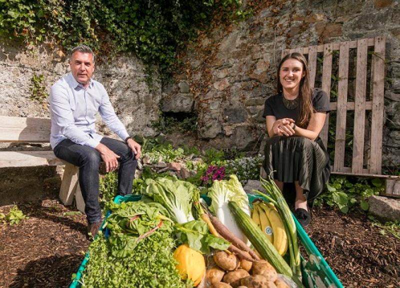 Andrew Shaw, Nestlé Ireland country manager, with FoodCloud co-founder Iseult Ward. Photograph Chris Bellew Fennells