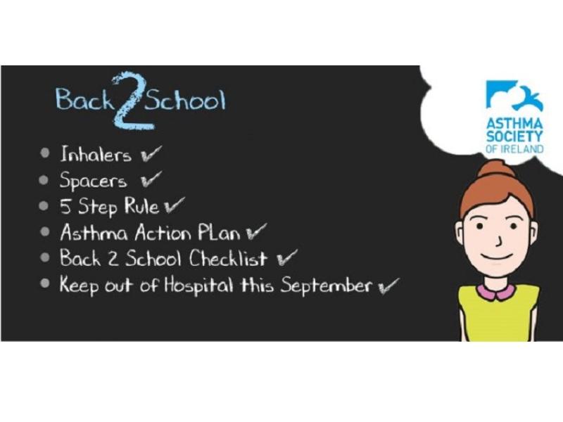 Asthma Society’s Back2School checklist 
