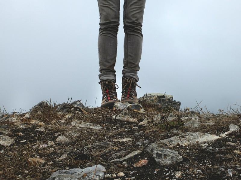 Fundraising mountain walk in Galbally