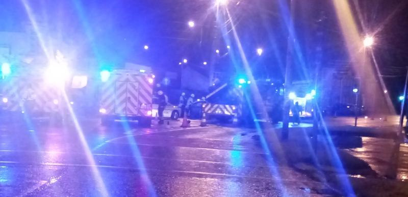 Driver crashed into a wall after hitting a parked car overnight in Limerick city