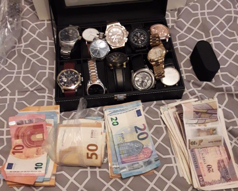 BREAKING: Cash and luxury watches seized during CAB searches in Limerick