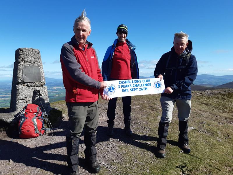Cashel climbers summit three peaks challenge for Lions Club