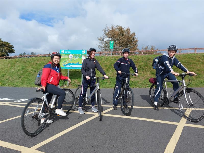 Presentation Thurles students take on the Waterford Greenway