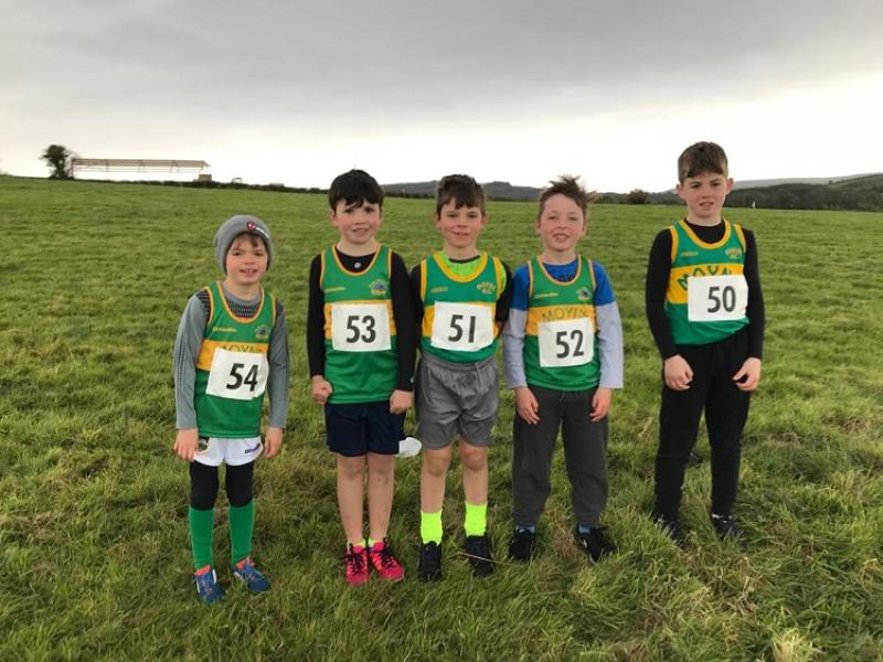 Moyne AC field 49 athletes at the Juvenile Even Age Cross Country Championships