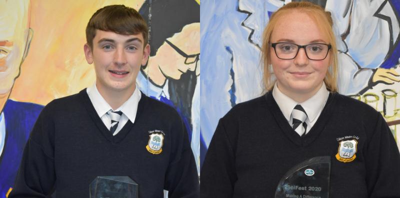 Coláiste Mhuire Co-Ed students win two major SciFest 2020 Awards 