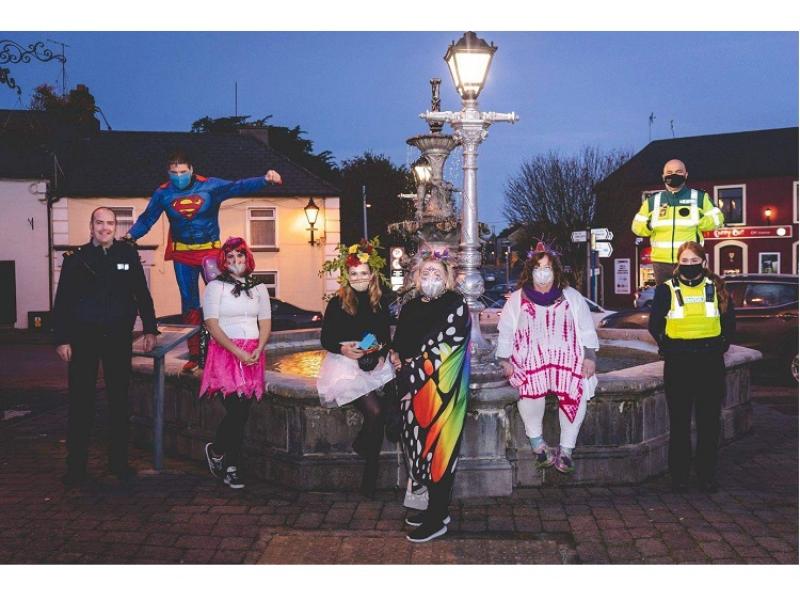 Autism Awarness Roscrea raise spirits at Halloween with treats for kids in their service