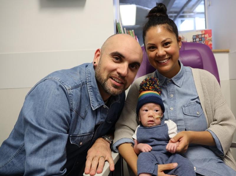 Please help fly  baby Harrison home  