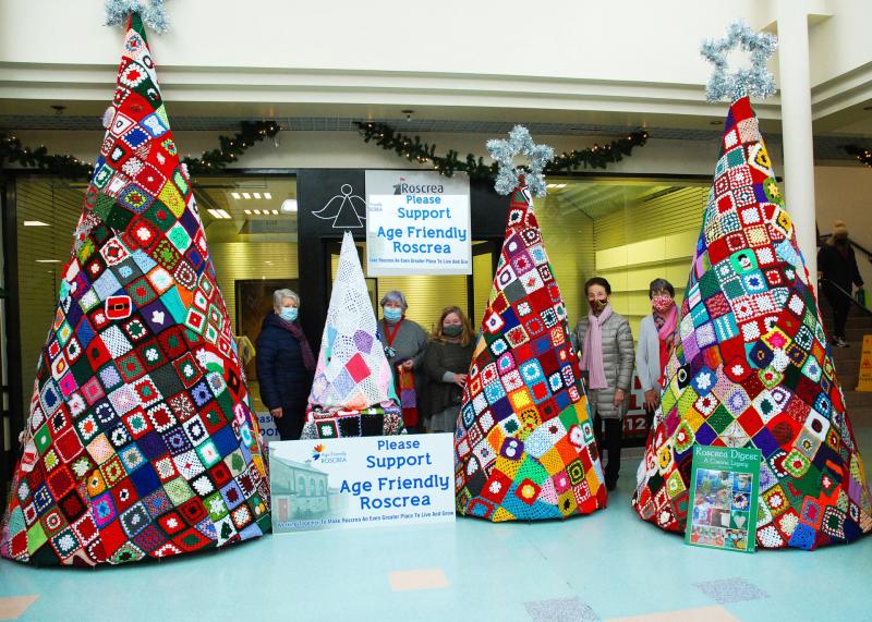 Age Friendly Roscrea create a Christmas Tree with a difference