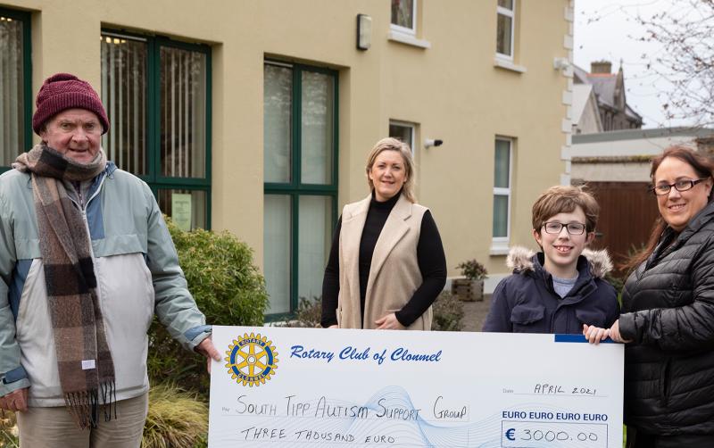 Welcome windfall for South Tipperary Autism Support Group