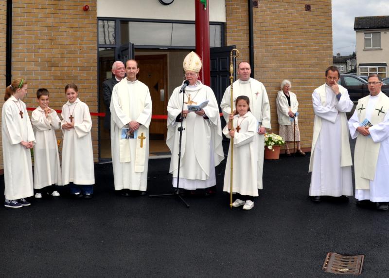 Picture taken at the re-opening of the church following refurbishment ten years ago
