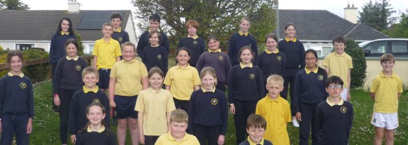 Tipperary students taking part in the BT Young Scientist and Technology Exhibition primary science fair 