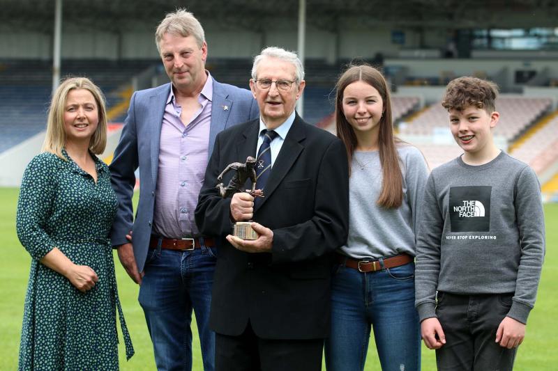 Jimmy Finn pictured with members of his family