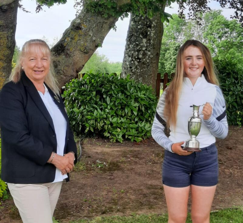 Caitlin is Ladies Matchplay Champion for 2020 at Ballykisteen
