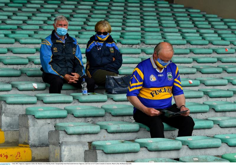 Tipperary hurling legend Len Gaynor and his wife Eileen pictured at the Tipp clare game on Sunday