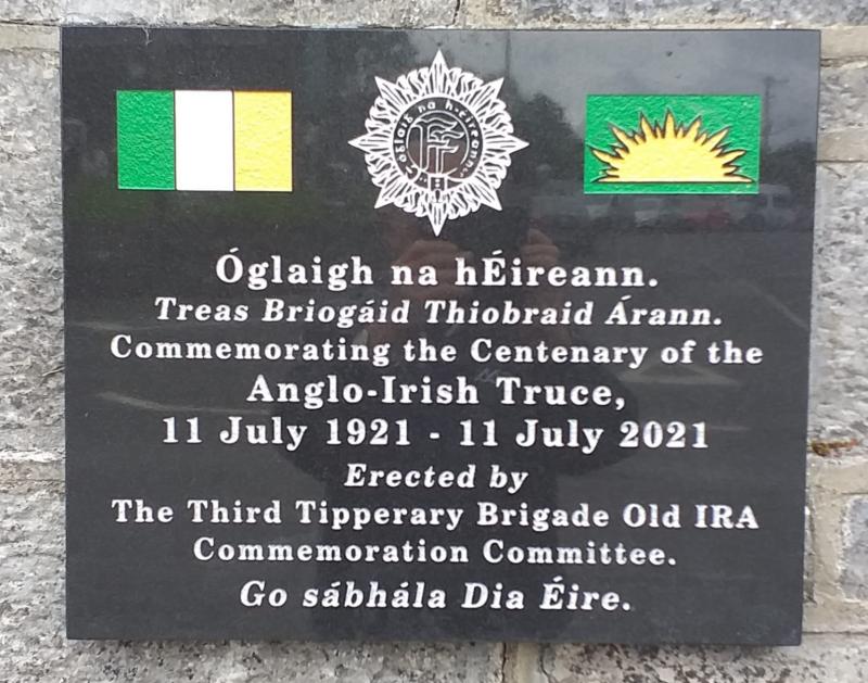 Wreath laying ceremony in Tipperary on Sunday next to commemorate War of Independence