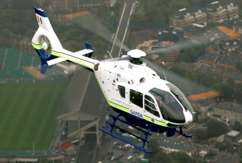 Garda helicopters active in skies over Kildare during 2020 