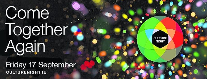  Culture Night 2021 coming your way on   September 17, connecting all of Tipperary   