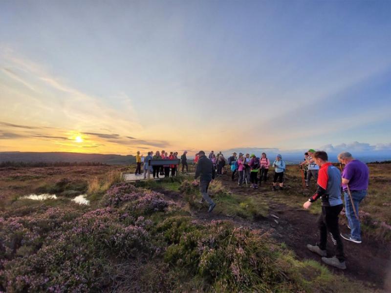 Roscrea Trail Blazers trekked to  the Knockbarron Loop 