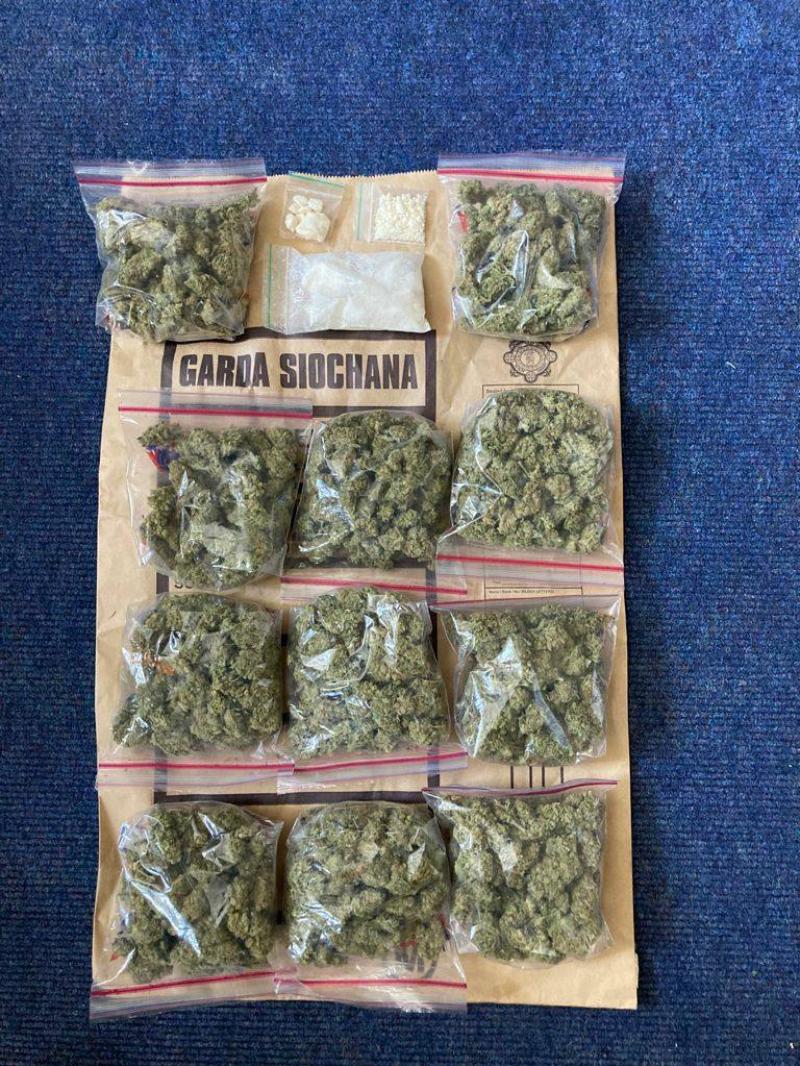 Gardaí seized an estimated €13,000 worth of drugs in Cashel 
