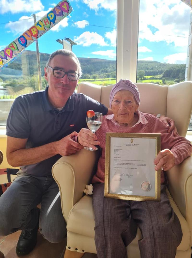 Tipperary woman celebrates her 101st birthday with a special letter from the President