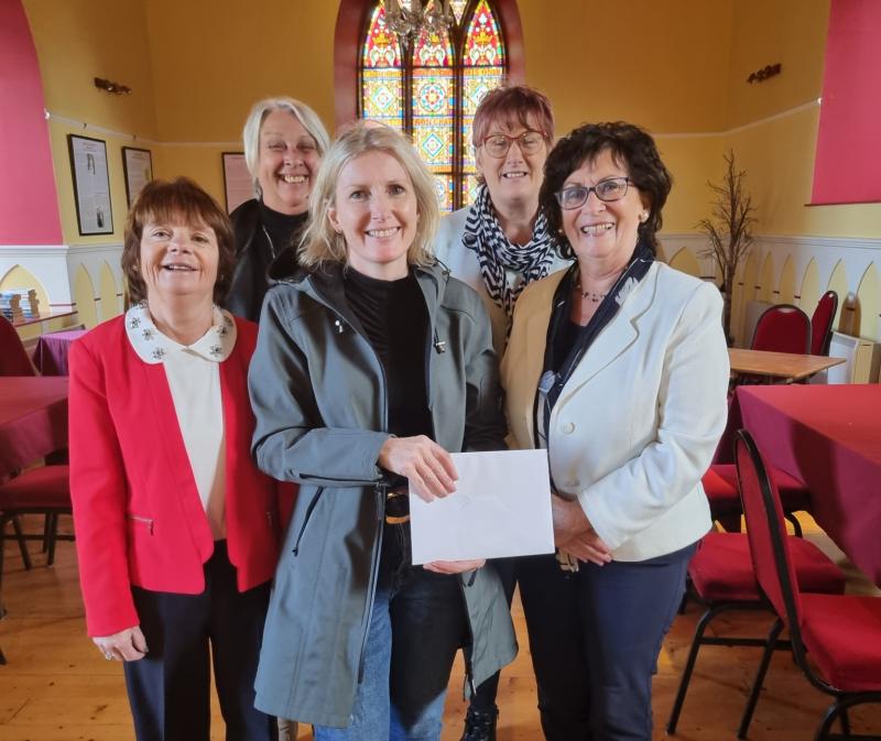 Cheque presentation to South Tipperary Hospice Movement takes place at Templeneiry Church