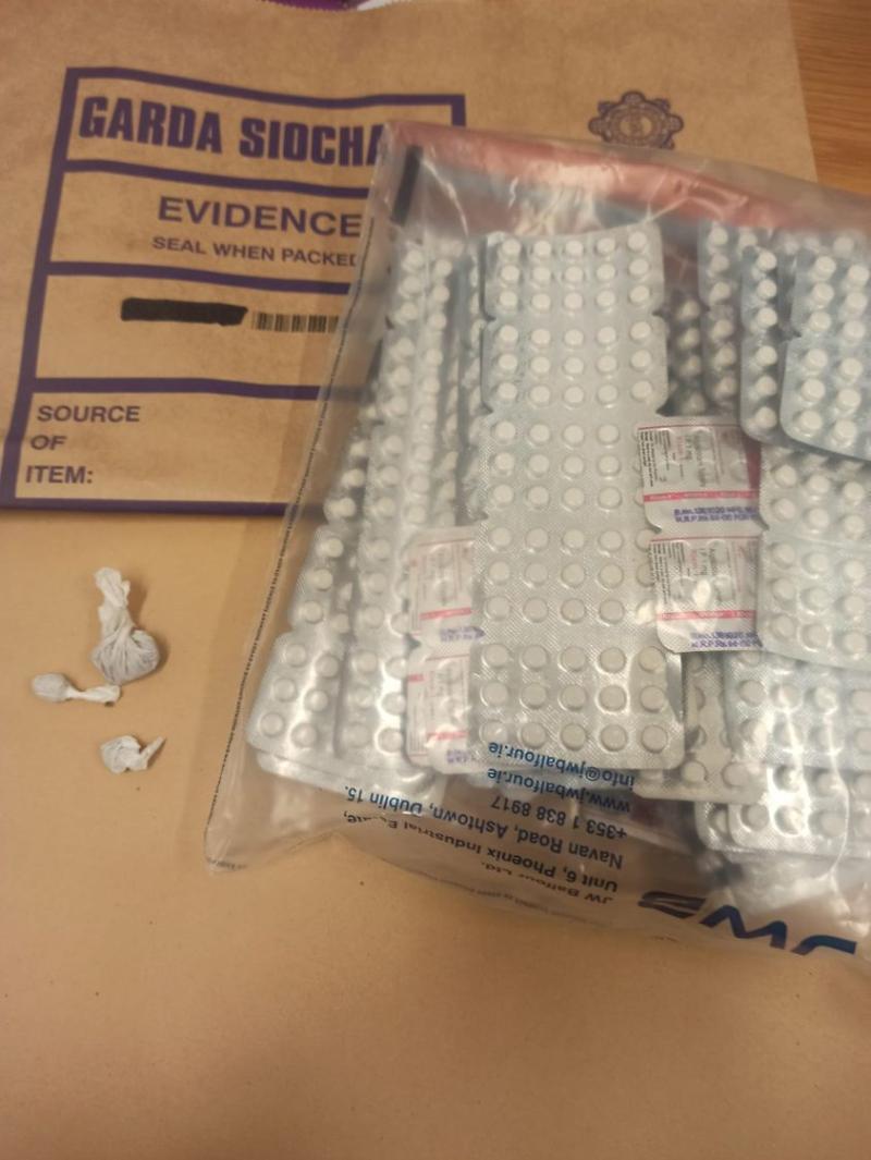Heroin and pills seized by Gardaí in Carrick