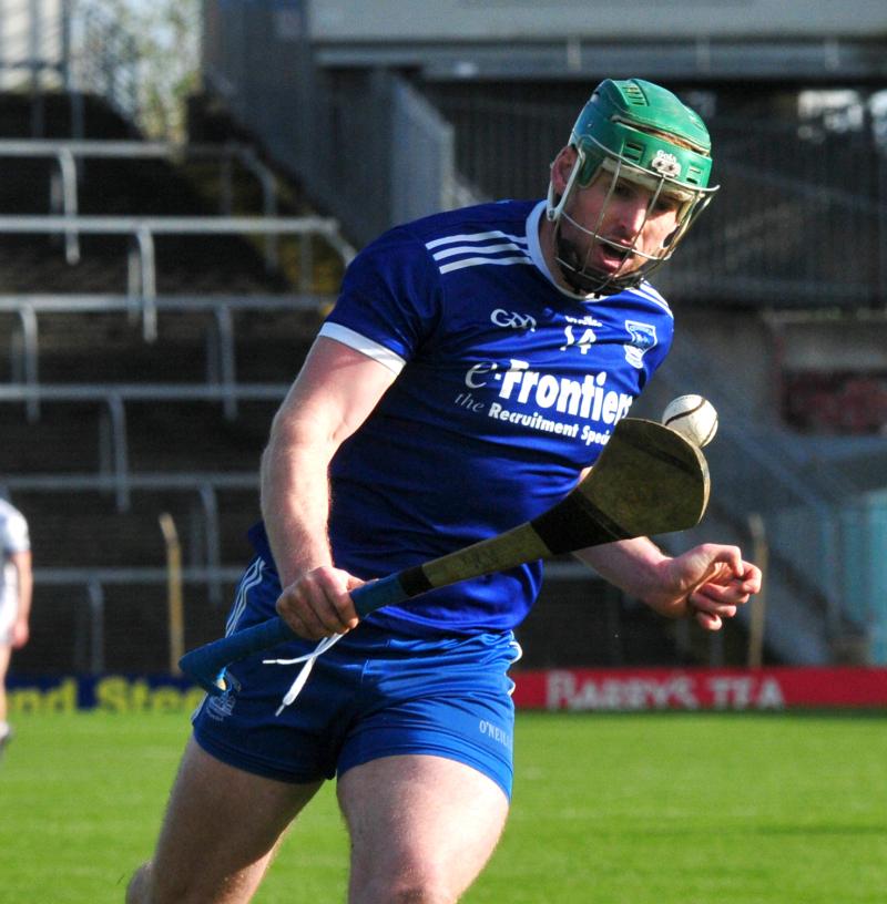 Sarsfields captain Denis Maher in action