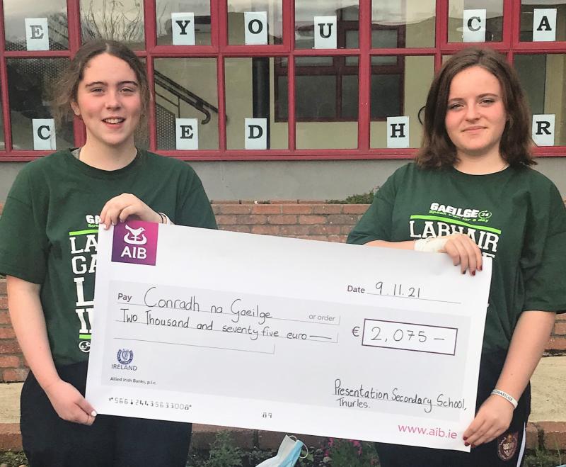 Gaeilge24 - TY students Aimee Fogarty Ryan & Caoimhe O'Gorman
