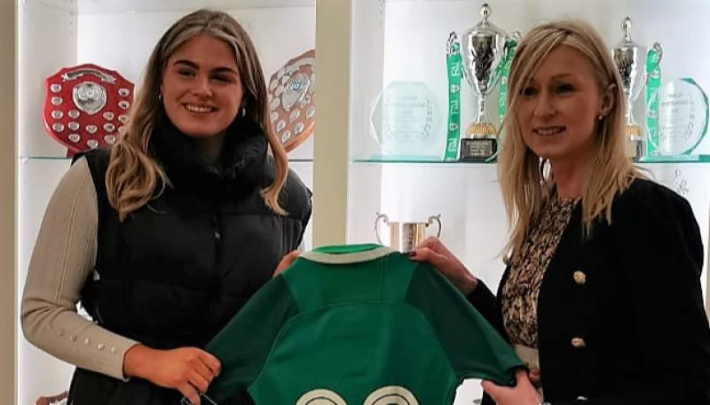  Irish International Rugby star, Dorothy Wall returns to the Presentation Thurles 