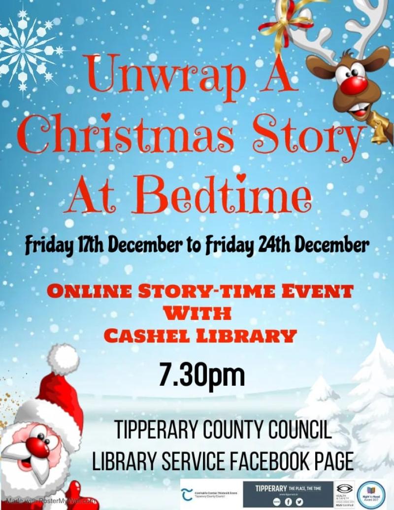 Unwrap A Christmas Story At Bedtime with Cashel Library 