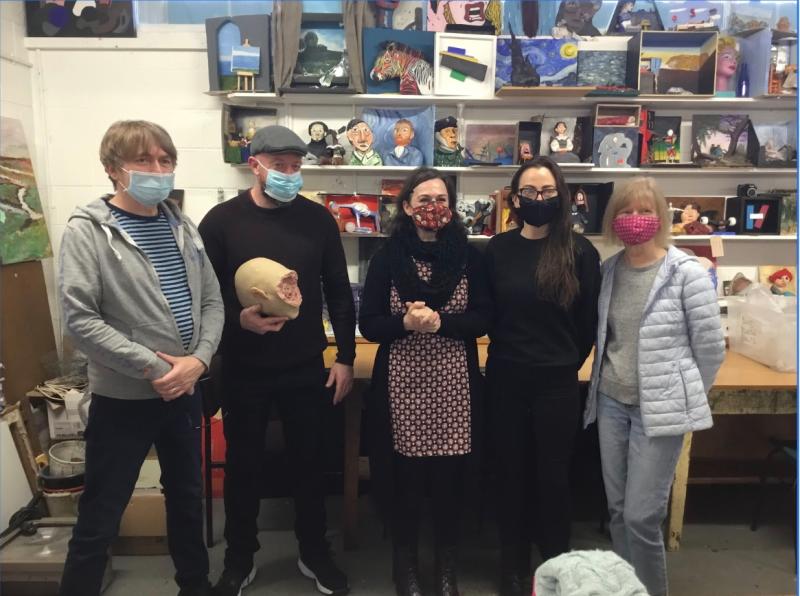 Hollywood Special effects sculptor & model maker Mark Maher visits Coláiste Mhuire