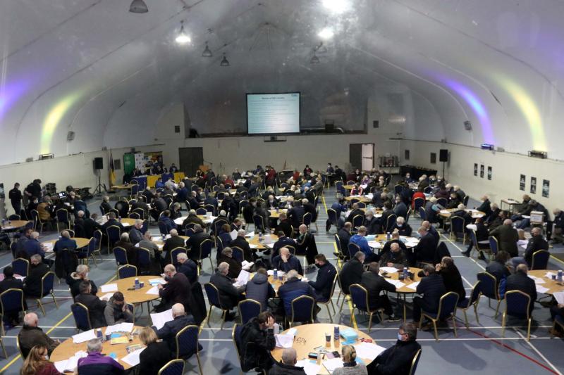 Convention underway at The Dome, Semple Stadium
