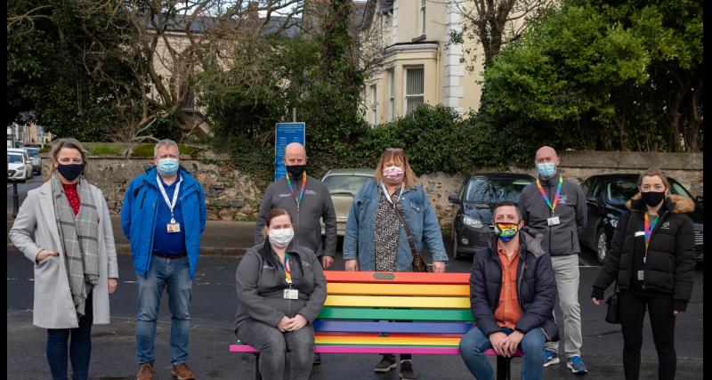 Pride bench