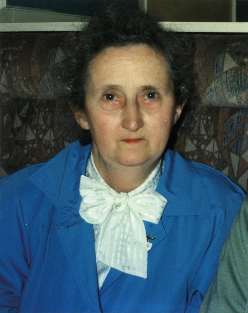 The late Mona O'Brien, Pallasgreen, Limerick  was long serving housekeeper to Canon Liam McNamara  