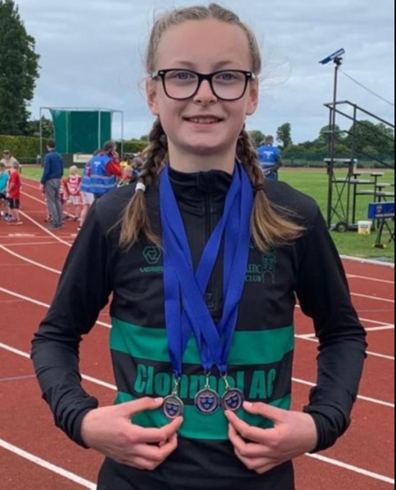 Triple Munster gold for top Tipperary juvenile athlete