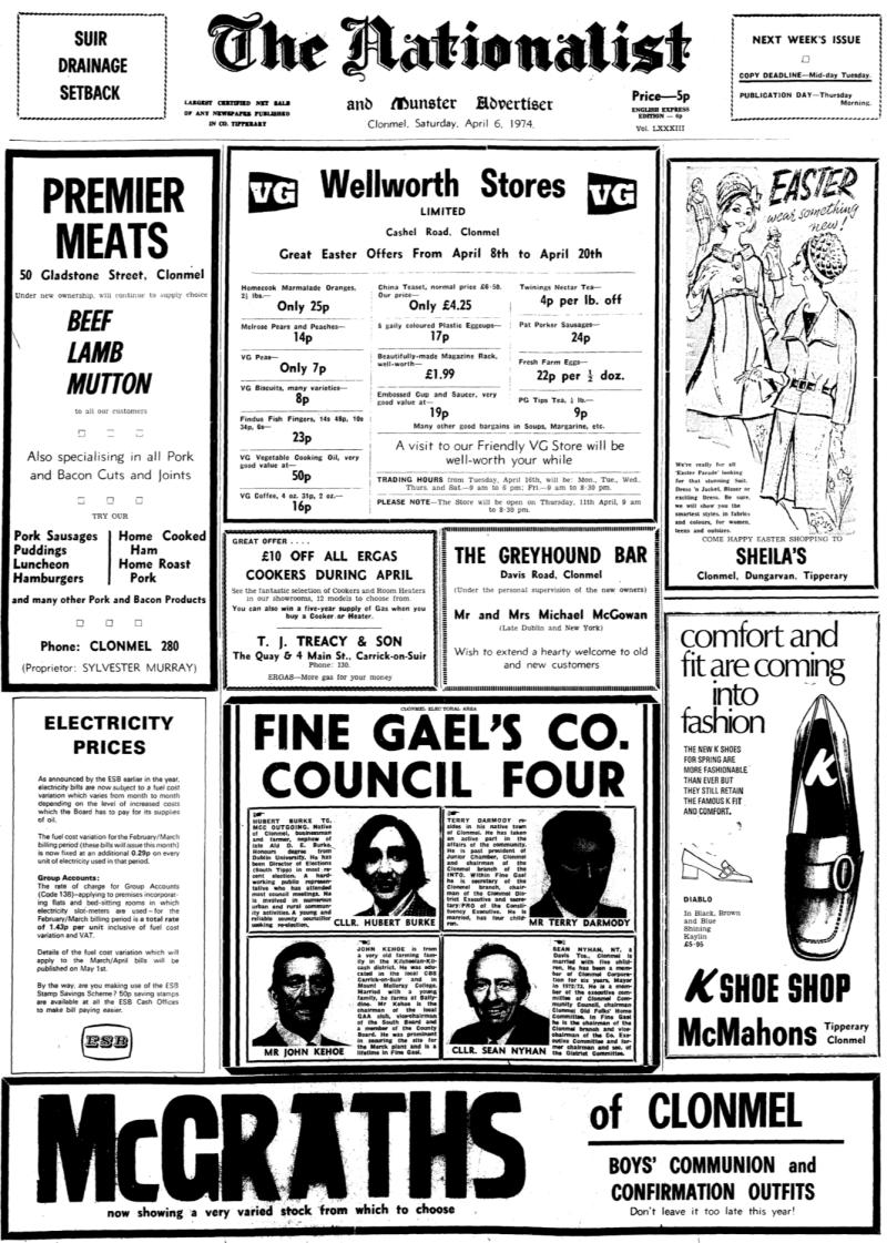 The Nationalist's first week on Queen Street - what made the news in Tipperary!