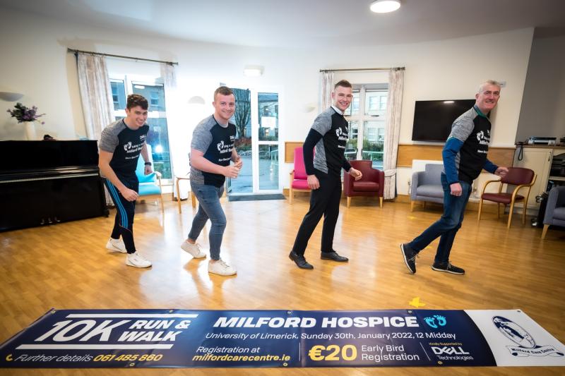 Aaron Costello, Peter Casey, Barry Hennessy, and John Kiely (Limerick senior hurling players and manager)