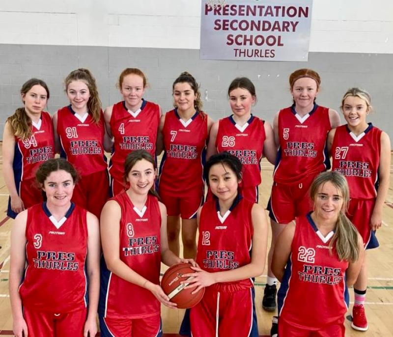 Victory for Presentation cadette A basketball team