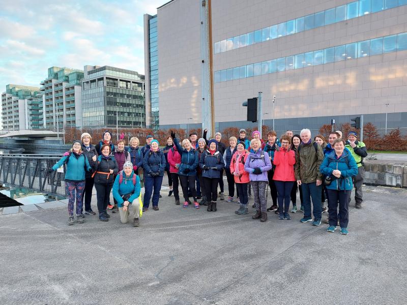 Roscrea Trail Blazers at the Royal Canal Greenway from Dublin to Maynooth